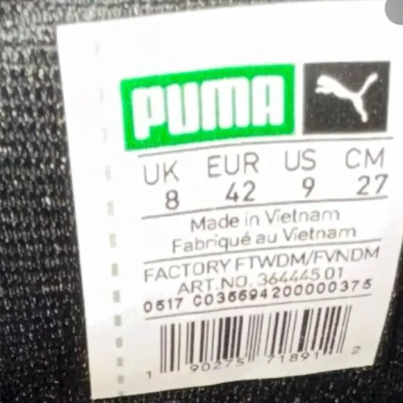 Men’s Puma Clyde Moon Jungle in Puma Black & Natural Vachetta PUMA SELECT Size 9 - Picture 9 of 13